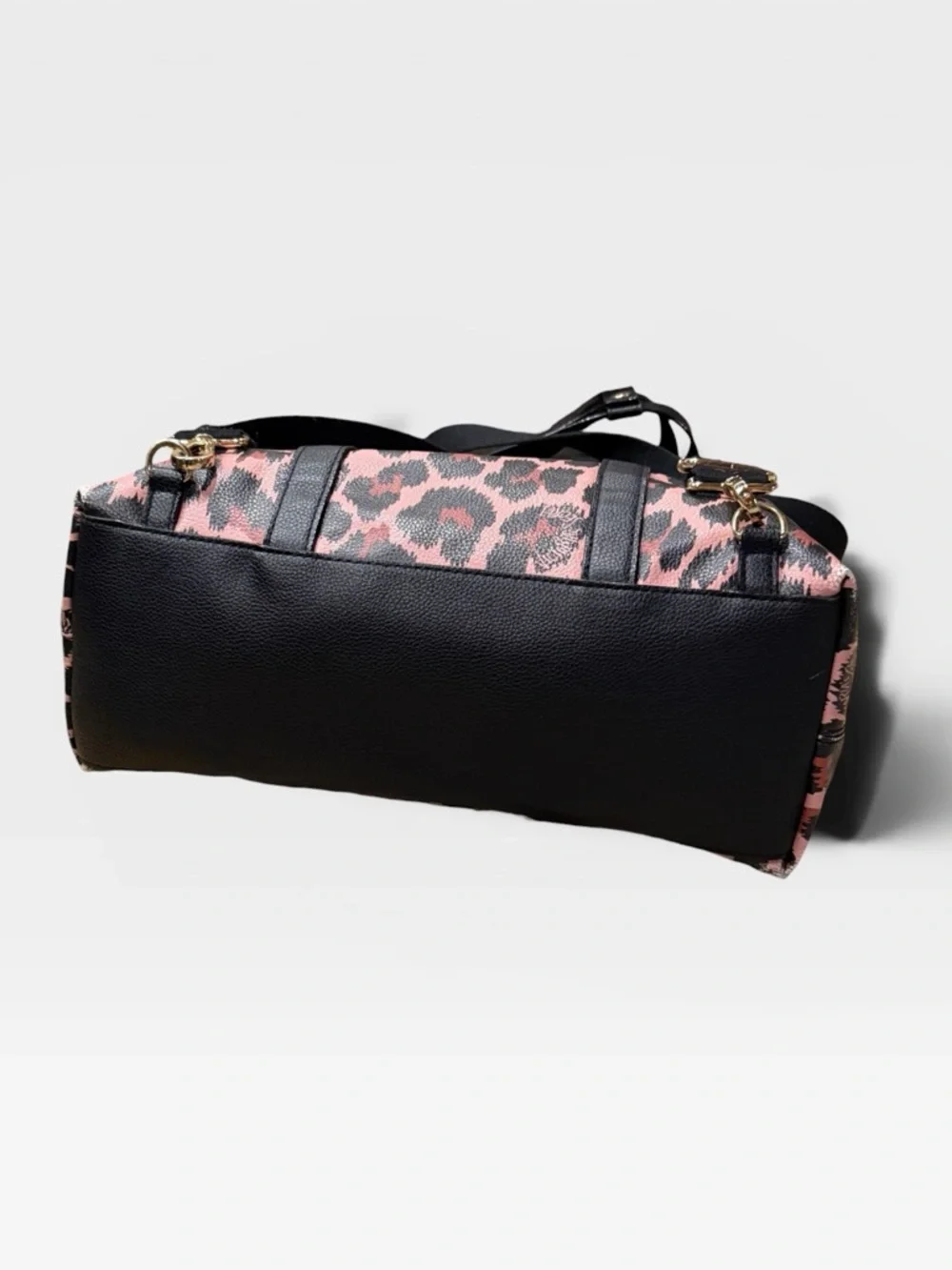 Victoria's Secret Leopard Print Convertible Backpack Wallet Wristlet Set